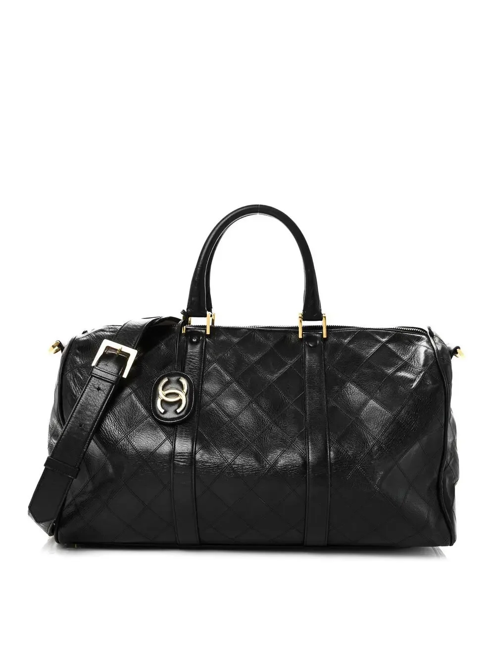 Chanel Calfskin Stitched Duffle Travel #335685C20B